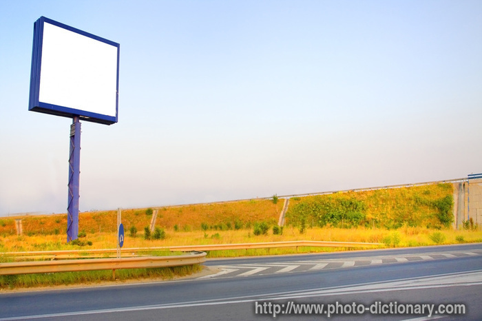 outdoor billboard - photo/picture definition - outdoor billboard word and phrase image