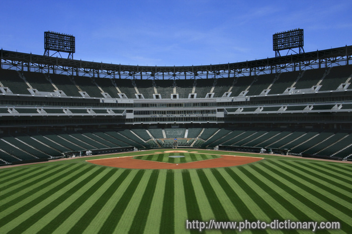 baseball stadium - photo/picture definition - baseball stadium word and phrase image