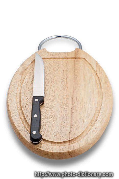 cutting board - photo/picture definition - cutting board word and phrase image