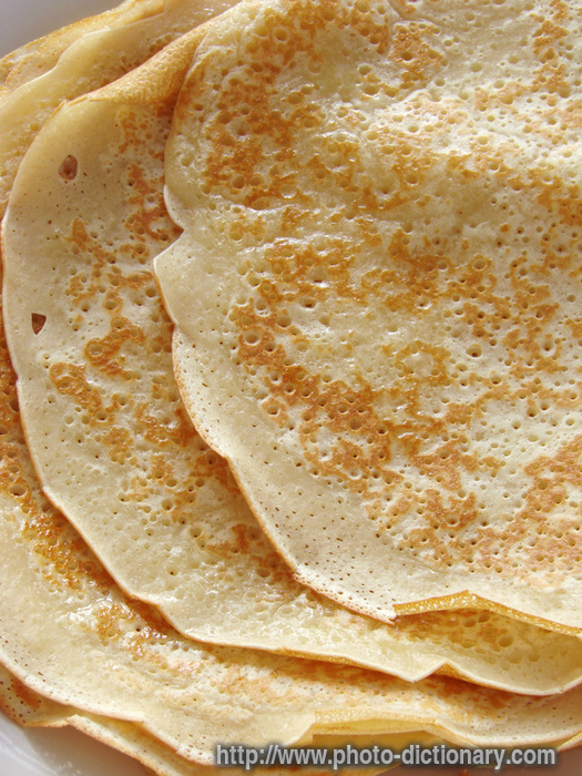 pancakes - photo/picture definition - pancakes word and phrase image