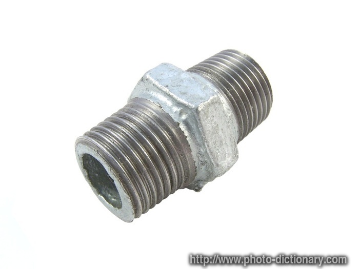 pipe connector - photo/picture definition - pipe connector word and phrase image
