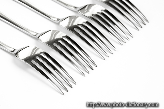 forks - photo/picture definition - forks word and phrase image