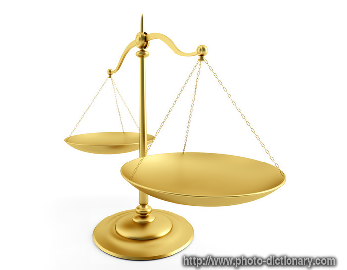 brass scales - photo/picture definition - brass scales word and phrase image
