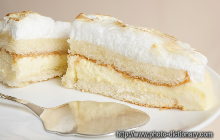 lemon cake - photo/picture definition - lemon cake word and phrase image