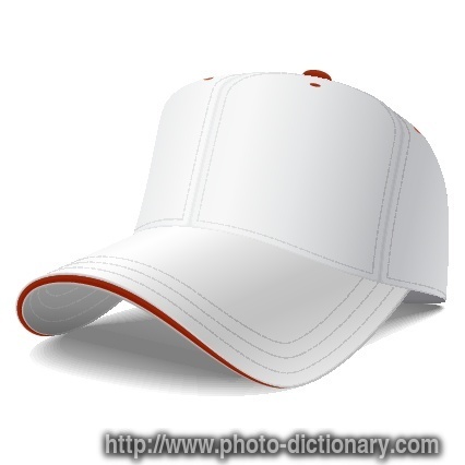 baseball cap - photo/picture definition - baseball cap word and phrase image