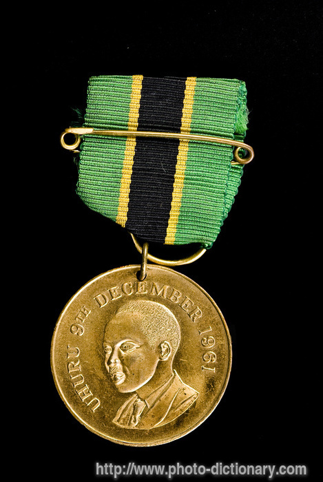 Tanzanian Independence medal - photo/picture definition - Tanzanian Independence medal word and phrase image
