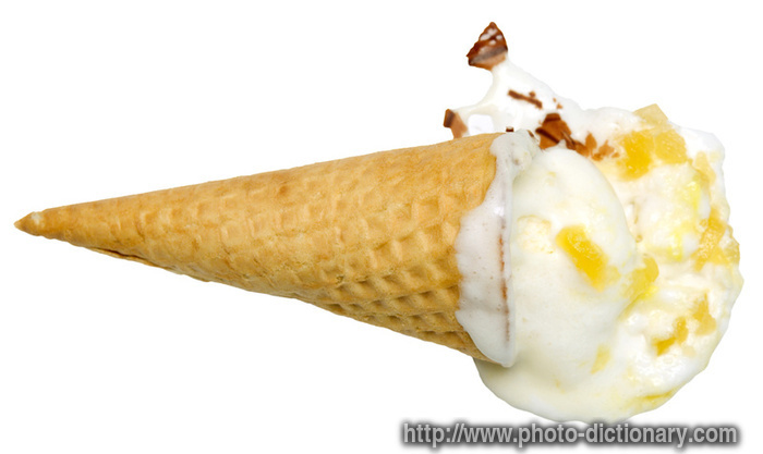 vanilla icecream - photo/picture definition - vanilla icecream word and phrase image