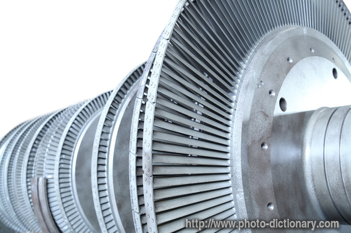 power generator turbine - photo/picture definition - power generator turbine word and phrase image