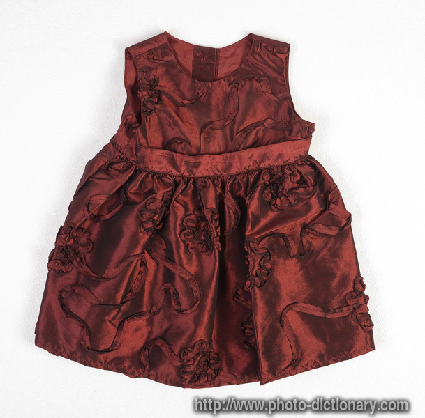 baby dress - photo/picture definition - baby dress word and phrase image