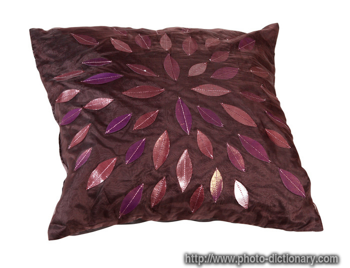 decorative pillow - photo/picture definition - decorative pillow word and phrase image