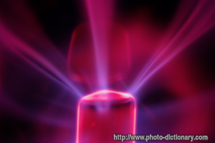 plasma lamp - photo/picture definition - plasma lamp word and phrase image
