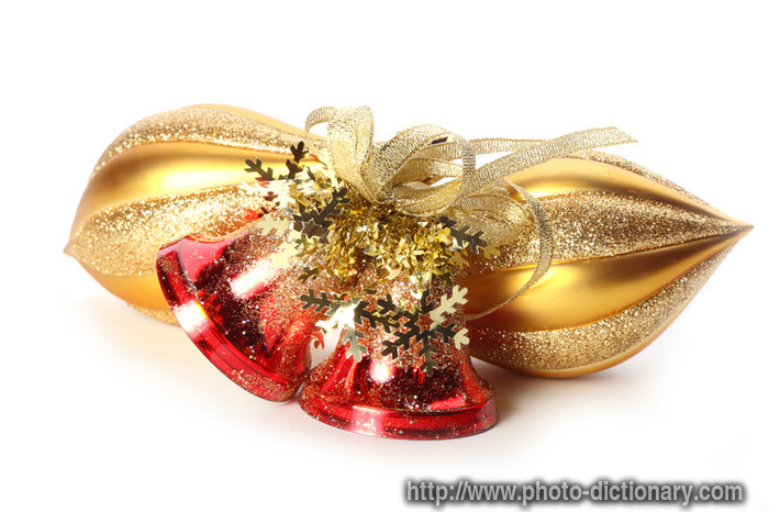 Christmas decoration  photo/picture definition at Photo Dictionary