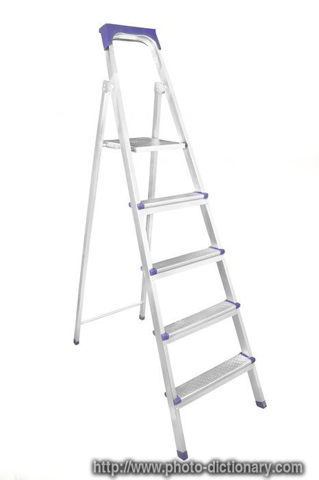 stepladder - photo/picture definition - stepladder word and phrase image