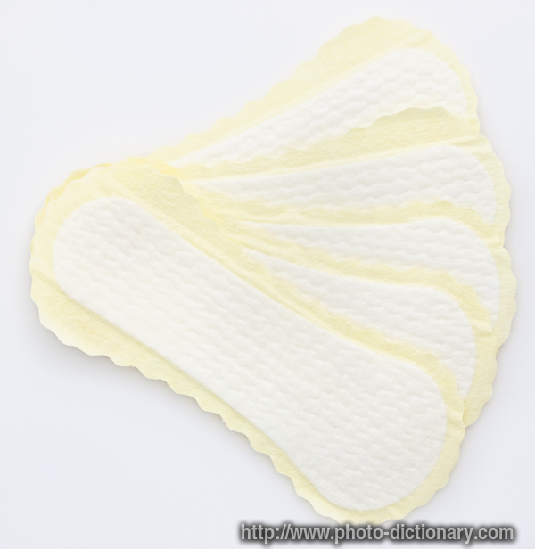 panty liners - photo/picture definition - panty liners word and phrase image