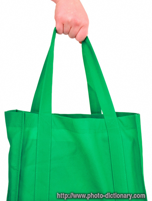 reusable bag - photo/picture definition - reusable bag word and phrase image
