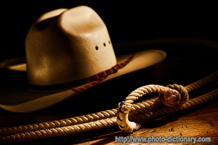 rodeo hat - photo/picture definition - rodeo hat word and phrase image