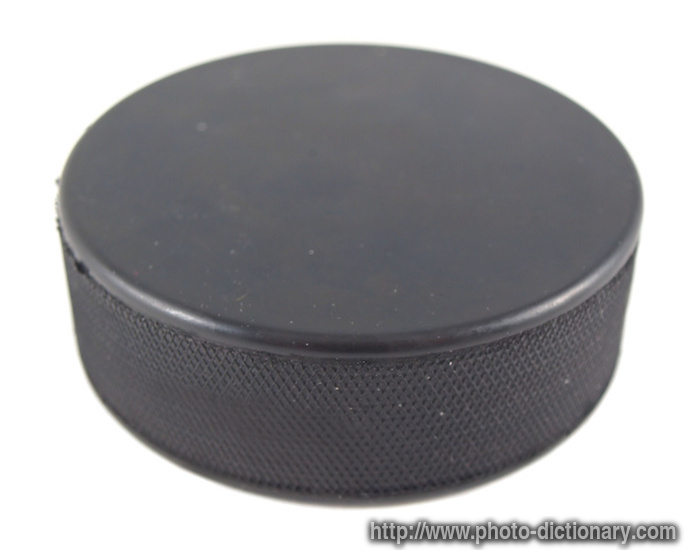 puck - photo/picture definition - puck word and phrase image