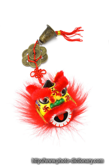 Chinese lion - photo/picture definition - Chinese lion word and phrase image