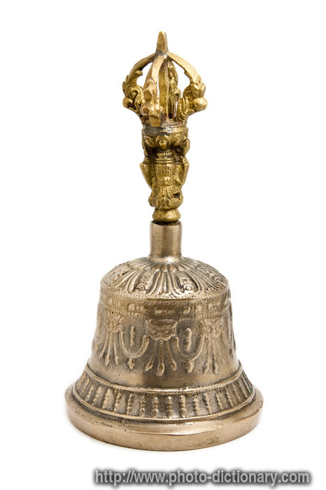 Tibetan bell - photo/picture definition - Tibetan bell word and phrase image