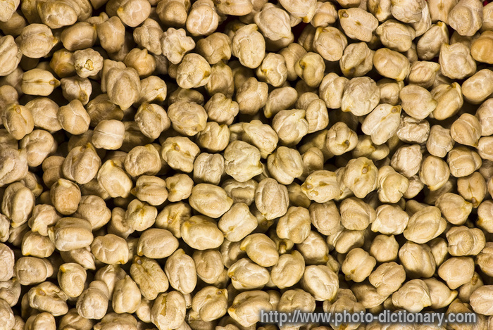 chickpeas - photo/picture definition - chickpeas word and phrase image