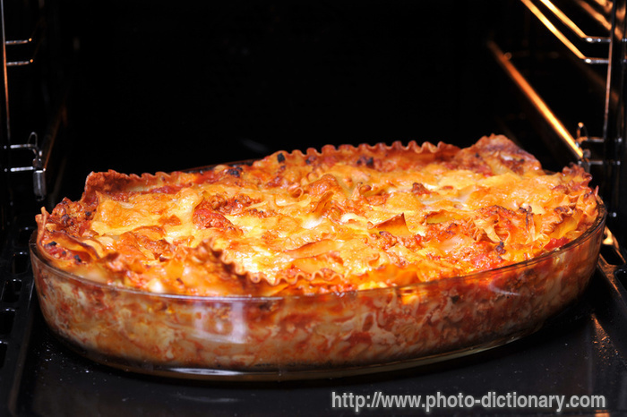 lasagna - photo/picture definition - lasagna word and phrase image