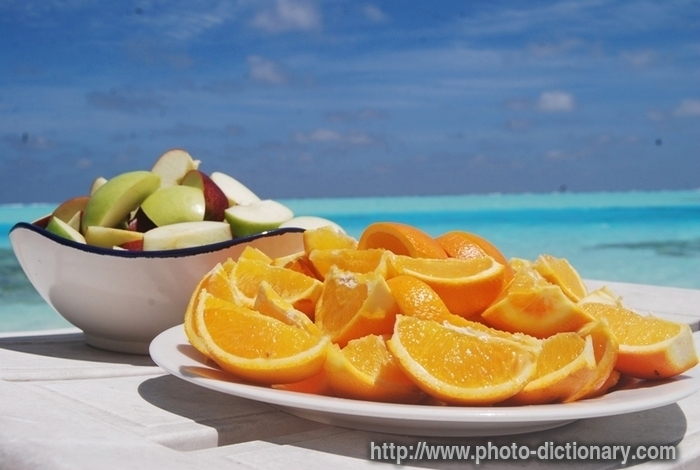 orange lobules - photo/picture definition - orange lobules word and phrase image