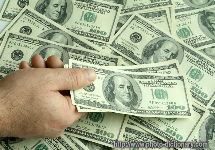 banknote - photo/picture definition - banknote word and phrase image