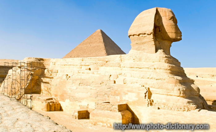 Sphinx - photo/picture definition - Sphinx word and phrase image
