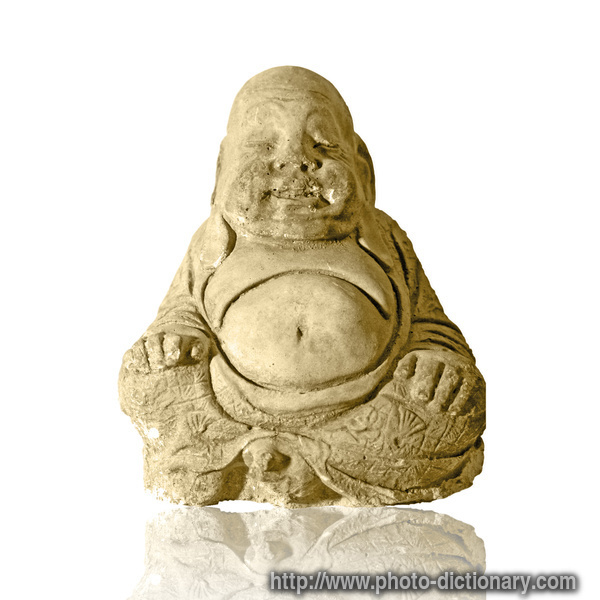 laughing Buddha - photo/picture definition - laughing Buddha word and phrase image
