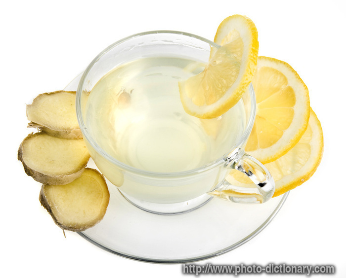 ginger tea - photo/picture definition - ginger tea word and phrase image