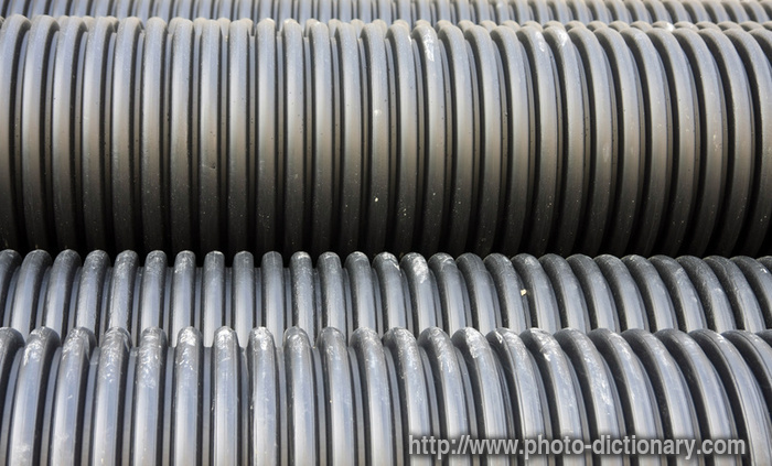 sewer pipe - photo/picture definition - sewer pipe word and phrase image
