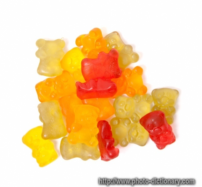 gummi bears - photo/picture definition - gummi bears word and phrase image