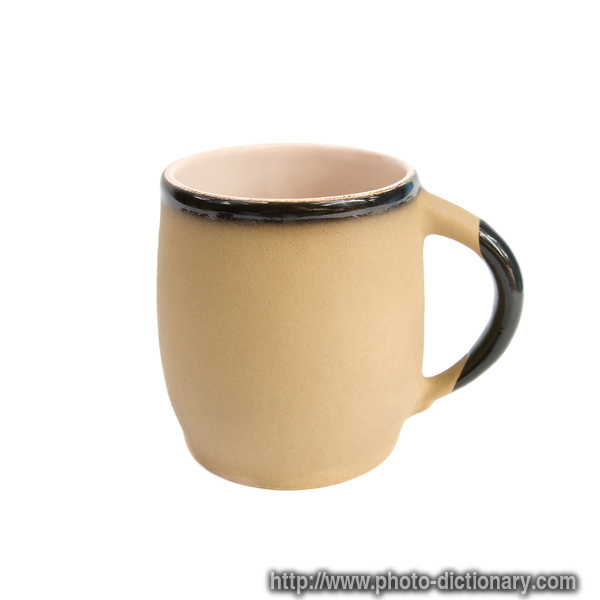 pottery cup - photo/picture definition - pottery cup word and phrase image