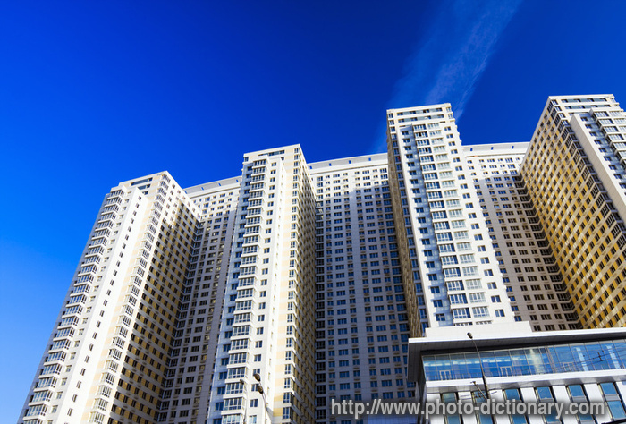high rise building - photo/picture definition - high rise building word and phrase image
