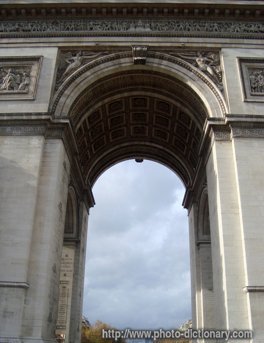 Triumphal Arch - photo/picture definition - Triumphal Arch word and phrase image