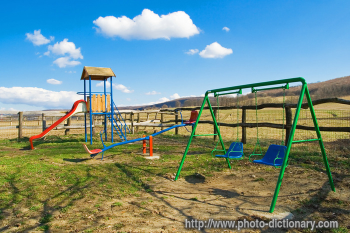 playground - photo/picture definition - playground word and phrase image