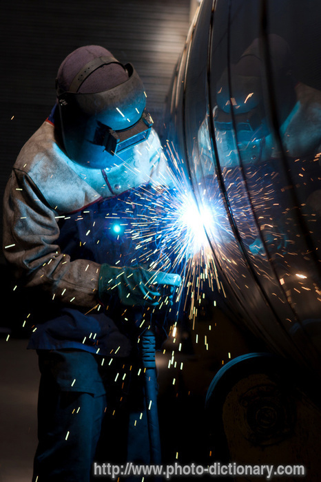 welding - photo/picture definition - welding word and phrase image