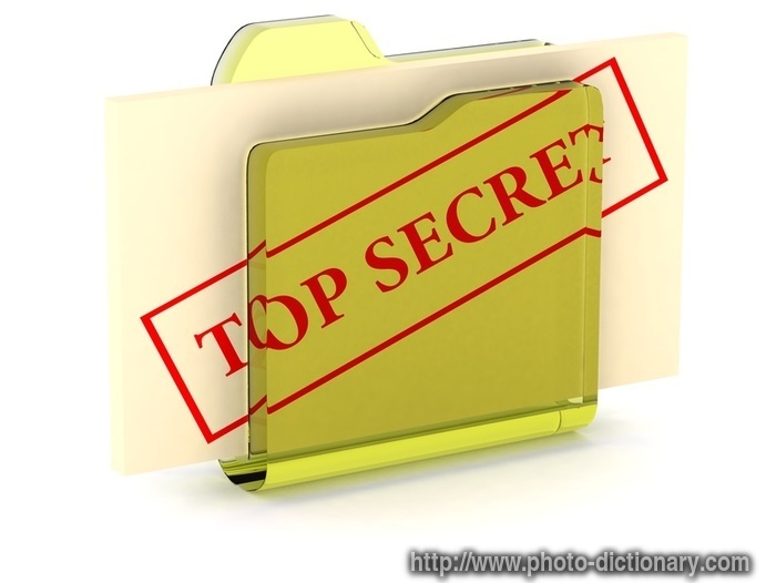secret files - photo/picture definition - secret files word and phrase image