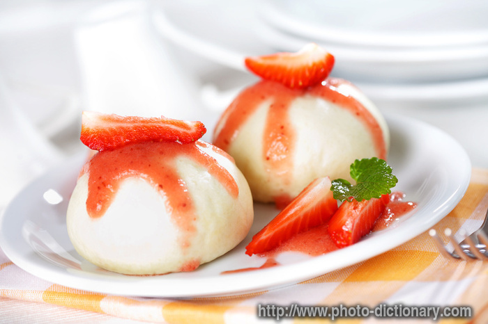 sweet dumplings - photo/picture definition - sweet dumplings word and phrase image