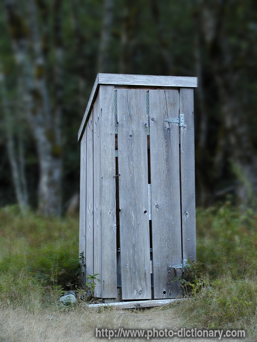 outhouse - photo/picture definition - outhouse word and phrase image