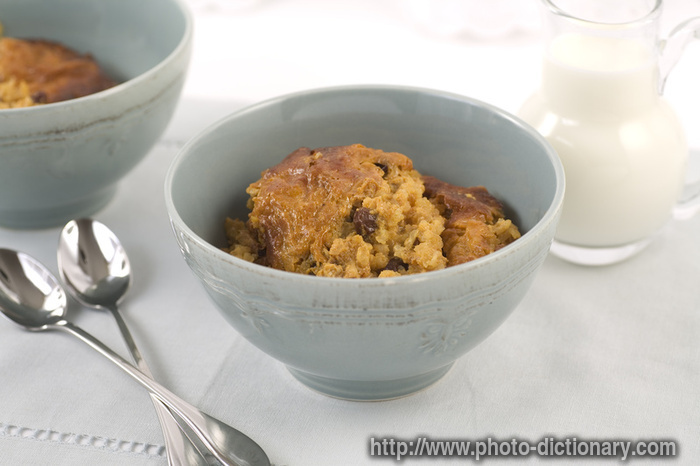 hot rice pudding - photo/picture definition - hot rice pudding word and phrase image
