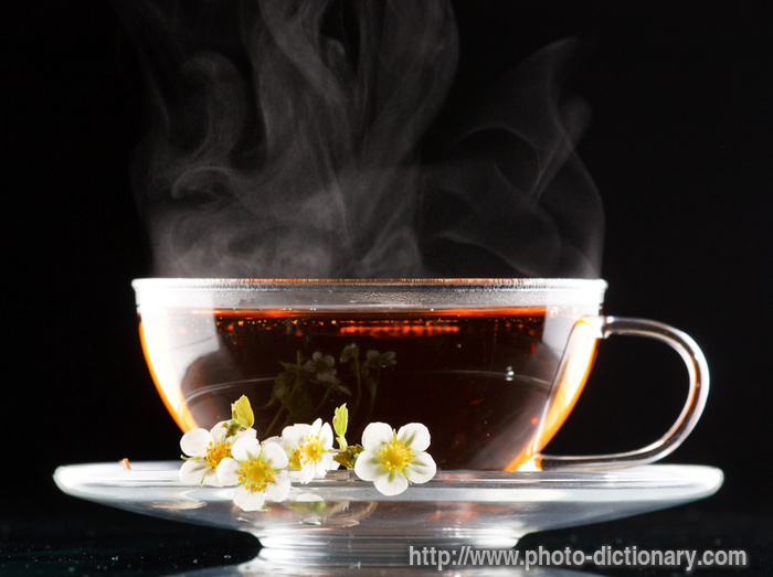 herbal tea - photo/picture definition - herbal tea word and phrase image
