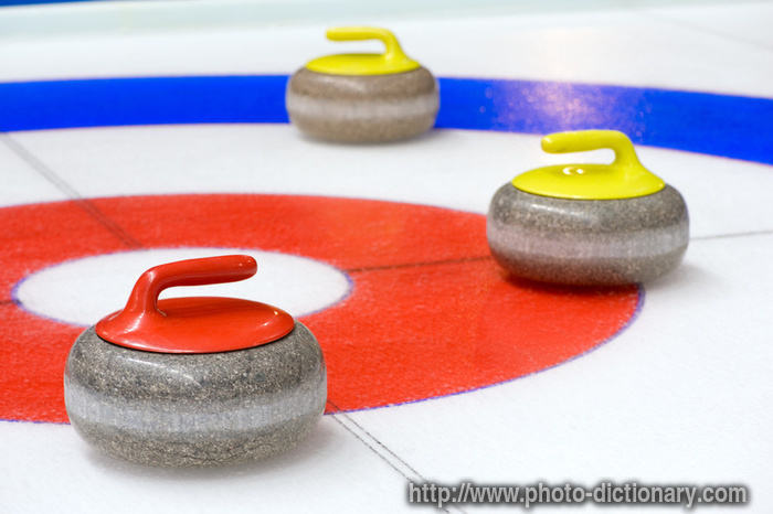 curling stones - photo/picture definition - curling stones word and phrase image