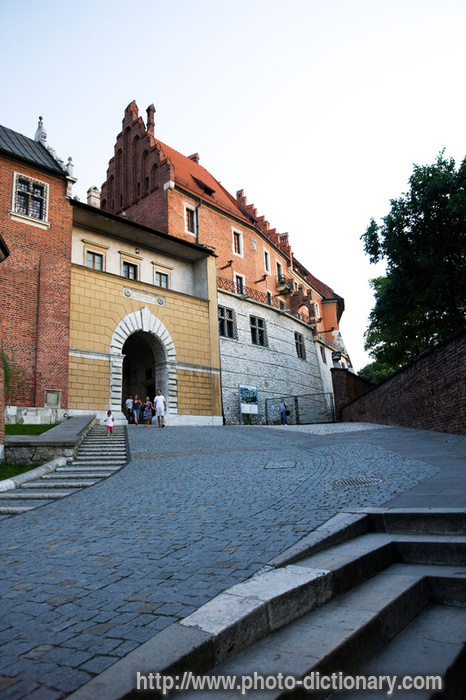 castle in Cracow - photo/picture definition - castle in Cracow word and phrase image