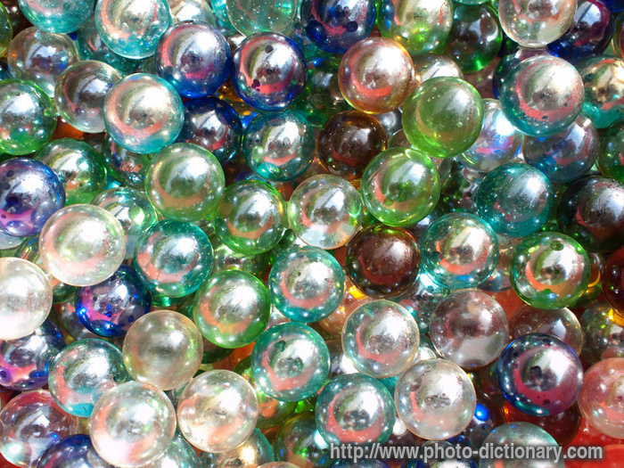 glass beads - photo/picture definition - glass beads word and phrase image