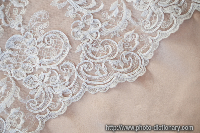 wedding lace photo picture definition wedding lace word and phrase image