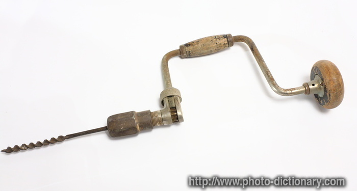 hand drill - photo/picture definition - hand drill word and phrase image