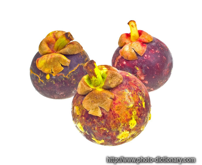 mangosteens - photo/picture definition - mangosteens word and phrase image