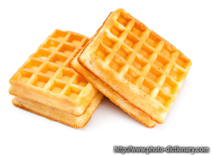 soft waffles - photo/picture definition - soft waffles word and phrase image
