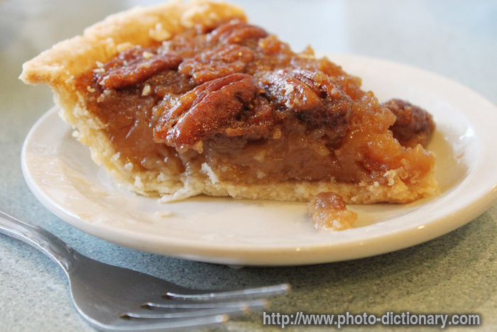pecan pie - photo/picture definition - pecan pie word and phrase image